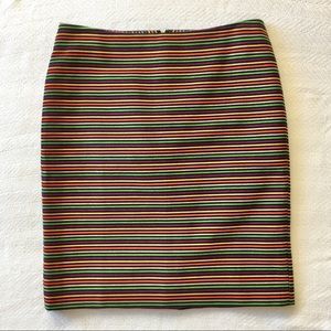 Talbot's Pencil Skirt - Multi-color stripe sz 10P